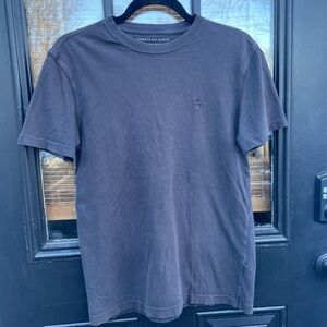 American Eagle Super Soft Standard Fit Gray Tee Size XS 100% cotton